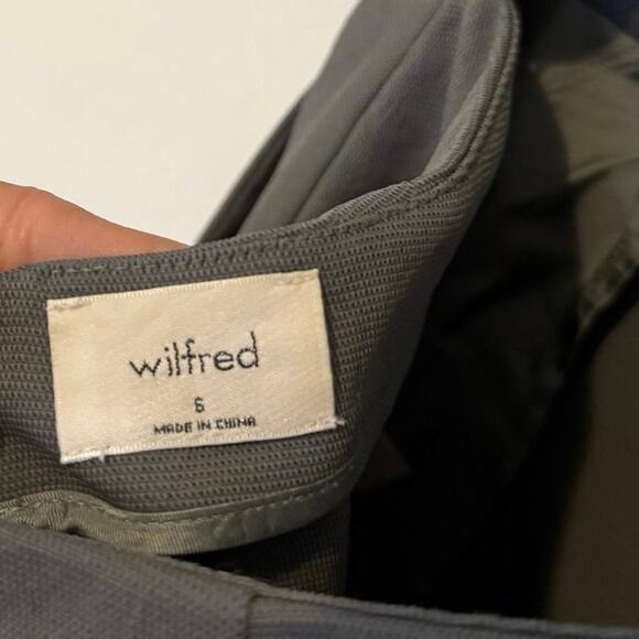 Wilfred (Aritzia) Back Tie Mini Dress in Charcoal Gray, Size S Small - Picture 7 of 8